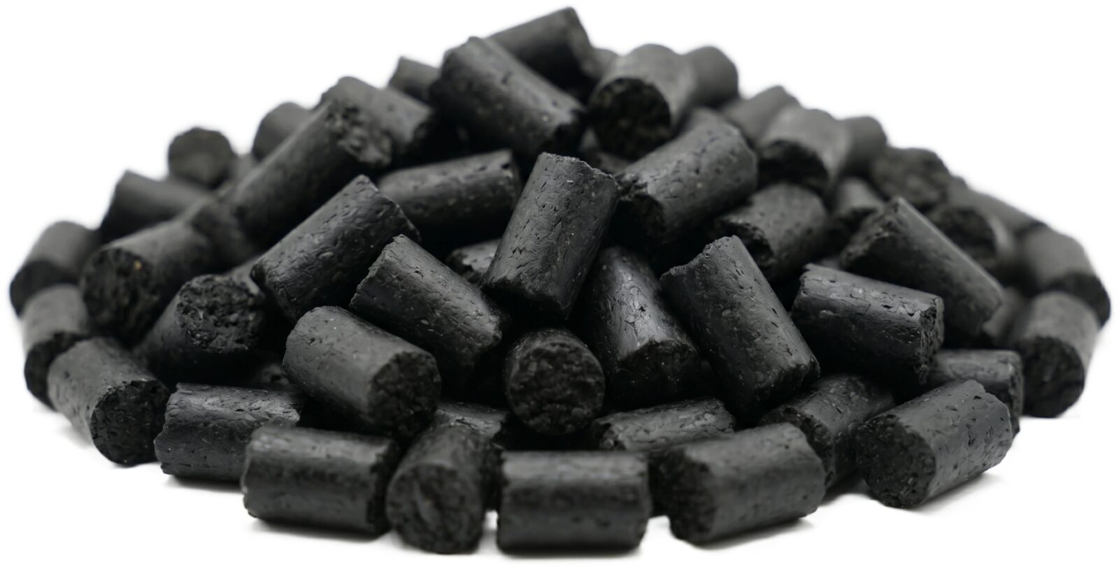 Custom dCNT compound pellets on a white background